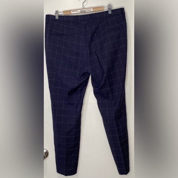 Classic Sand Copenhagen virgin wool suit . Navy Check. Size EU 54/US 42R - Picture 4 of 16